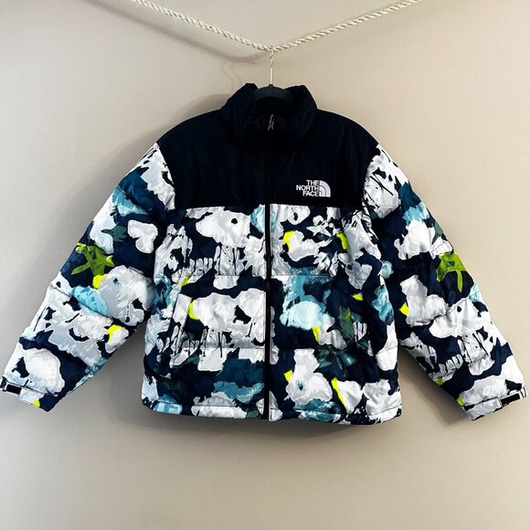 The North Face Men's 1996 Retro Nuptse 700 Down Puffer Jacket Abstract Floral L - Picture 5 of 15